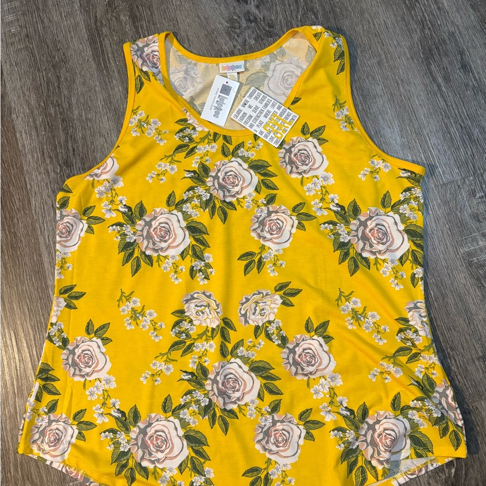 Lularoe tank top 3x new with tag floral print